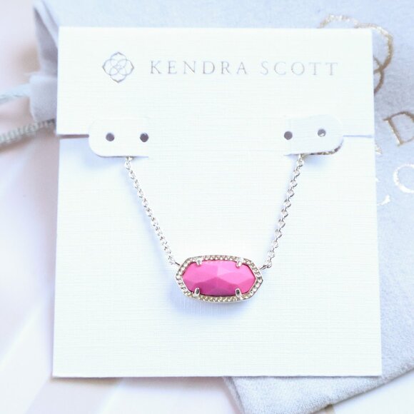 Kendra Scott Gold Necklace 🌼 Pink Magnesite - Picture 1 of 2